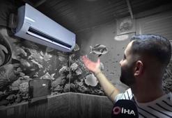 Görenler gözüne inanamıyor! Esnaf, tuaveleti buzhaneye çevirdi