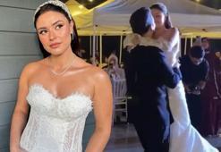 Düzce'den sonra bir düğün de İstanbul'da! Ayşe Yüksel'in ilk dansında yağmur sürprizi