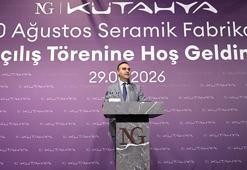 Kütahya sanayisinde 'Zafer' sevinci! NG Kütahya 30 Ağustos Seramik Fabrikası açıldı