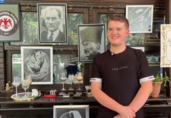 Hastalığı nedeniyle işini bıraktı, sosyal medyada gördüğü sanat hayatını değiştirdi! Cam taşlarla harikalar yaratıyor