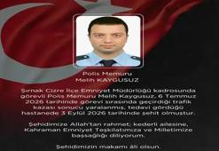 Şırnak'tan acı haber! Trafik kazasında yaralanan polis şehit oldu