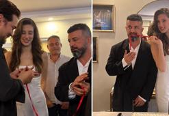 Itır Esen menajeri ile nişanlandı, yüzükleri Çağatay Ulusoy taktı
