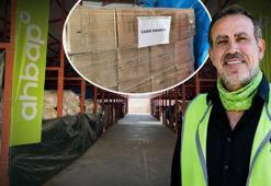 Ahbap deposunda skandal görüntü! Yardım malzemeleri çürümeye bırakıldı