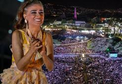 İzmir'de Yıldız Tilbe rüzgarı! Binlerce kişiyle şarkı söyledi