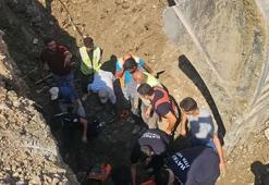Hatay'da altyapı çalışmaları esnasında göçük! 2 işçi yaralandı