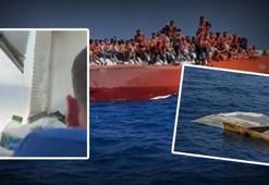 Faciadan hemen önce kaydedildi! Geminin sol kızağının kırıldığı anlar ortaya çıktı