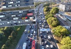 İstanbul’da okulların ilk günü trafik yoğunluğu