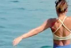 Tai chi yaptı Boğaz’a atladı