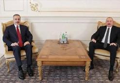 Bakü'de kritik zirve! Bakan Hakan Fidan, Azerbaycan Cumhurbaşkanı İlham Aliyev ile görüştü