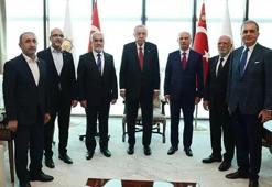 Cumhurbaşkanı Erdoğan, HÜDA PAR Genel Başkanı Yapıcıoğlu'nu kabul etti