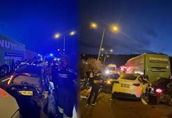 İstanbul-İzmir Otoyolu'nda zincirleme kaza! 11 kişi yaralandı