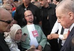 Cumhurbaşkanı Erdoğan'ın yanına gittiği engelli genç konuştu! 'Unutamayacağım bir andı'