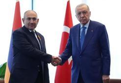 Cumhurbaşkanı Erdoğan Ermenistan Başkanı Paşinyan'ı kabul etti