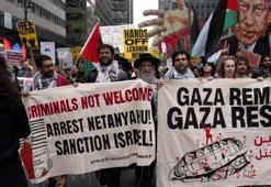 ABD’de 'Netanyahu' protestoları! Dünyaca ünlü yıldızlar kelepçelenerek götürüldü