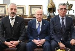 MHP Genel Başkanı Bahçeli, Sarallar ve Şahinler aileleri ile buluştu