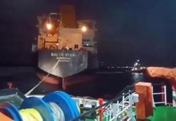 Çanakkale Boğazı'nda arızalanan 'Baltic Star' isimli tanker güvenli bölgeye demirletildi