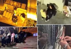Beyoğlu'nda dronla yapılan denetim fuhuşu ortaya çıkardı: 27 gözaltı