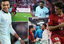Frikikte aklını çelmeye çalıştı, maç sonu 'habibi' diyerek sarıldı! Arda Güler ve Mbappe’nin olaylı gecesi