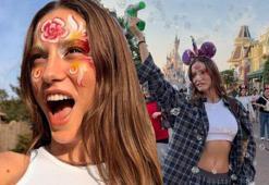 Serenay Sarıkaya Disneyland'da çocuklar gibi eğlendi!