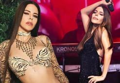 Simge Sağın tatilde iş başa düşünce kolları sıvadı