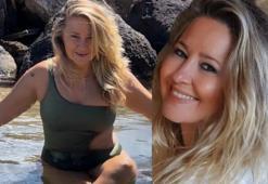 Pınar Aylin'in sonbaharda deniz keyfi! Tatili uzattı