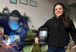 Erkeklerin arasında tek kadın kaynakçı! Babasının gururu oldu, kaynakçılığın tüm sırlarını öğrendi