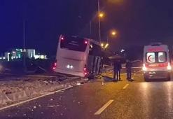 Malatya'da otobüs kazası: 2 ölü, 3 yaralı