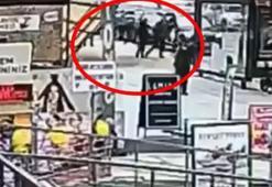 Bağdat Caddesi'nde dehşet anları! Yürürken üzerlerine devrildi