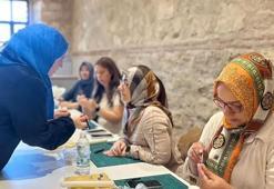 Kültür Yolu Festivali’nde 'esnek soğuk porselen atölyesi' yapıldı