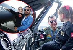 ​Bir çocuk geldi, uçağa dokundu! 6 yaşındaki Meryem'in F-16 hayali TEKNOFEST'te gerçek oldu