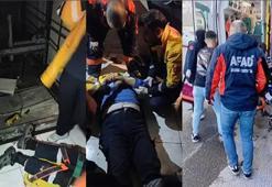 Asansör dehşeti! 3 kat aşağı düştü, 1 kişi ağır yaralandı