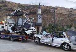 Ankara'da feci kaza... Takla atan otomobil, karşı yönden gelen otomobille çarpıştı: 2 ölü, 2 yaralı