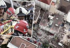 İstanbul’da dehşet anları! Çöken binada can kaybı 3'e yükseldi, 2 kişi aranıyor
