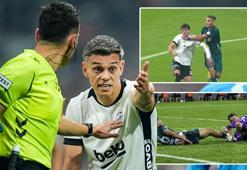 Eski hakemler Beşiktaş - Kocaelispor maçında tartışmalı pozisyonları yorumladı! 'Kural dışı hareket, kırmızı kart'