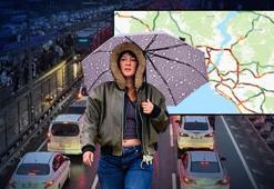İstanbul’da trafik yoğunluğu yüzde 89'a çıktı! İş çıkışına yağmur etkisi