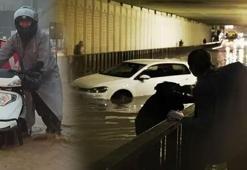 İstanbul'da sağanak sonrası sel hayatı felç etti! Araçlar sulara gömüldü... 2 kişi hayatını kaybetti