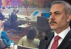 Azerbaycan'da İsrail'e tarihi tepki! Dışişleri Bakanı Hakan Fidan salonu terk etti