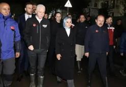 Ayazağa'da sel mesaisi sürüyor! Bakan Göktaş sahadaki çalışmaları yerinde inceledi