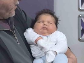 6 kilo 150 gram 59 santim doğdu