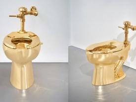18 ayar altın tuvalet 12.1 milyon dolara satıldı