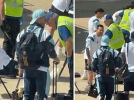 Dünya yıldızı Messi'ye sıkı kontrol!