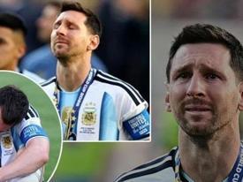Messi gözyaşlarına hakim olamadı