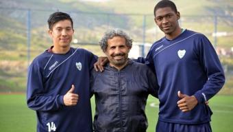 Kolombiyalı futbolcular, Diyarbakır'a alıştı