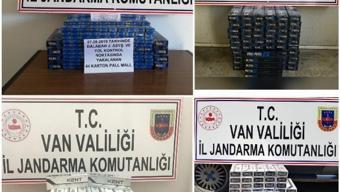 Van'da 800 paket kaçak sigara ele geçirildi