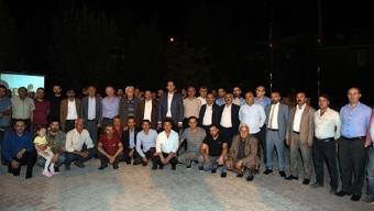 Kaymakam Türkmen'e veda yemeği