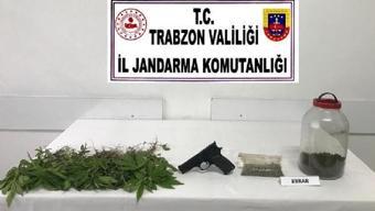 Trabzon'da jandarmadan uyuşturucu baskını: 1 gözaltı