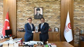 Hindistan Büyükelçisi Panda, Tarihi Alanı ziyaret etti