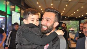 Gümüşhanespor futbolcularına aile sürprizi