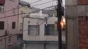 Diyarbakır'da trafo yangınını itfaiye söndürdü