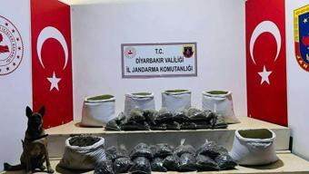 Diyarbakır’da 226 kilo esrar ele geçirildi